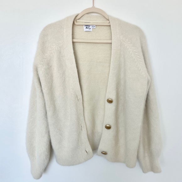 Princess Polly Cream Fuzzy Cardigan (XS/S) - Picture 5 of 5